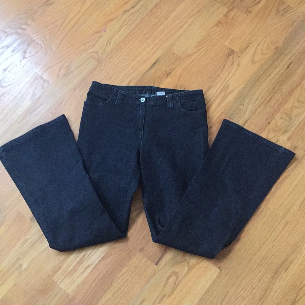 High rise black bootcut jeans sz 10L long NEXT